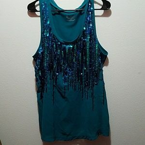 Lane Bryant sequin tank size 18/20